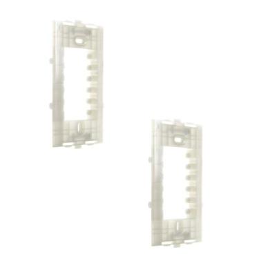 Imagem de Kit 2 Suporte Base 4x2 Linha Clean e Sleek Margirius Cor:Branco, Branc