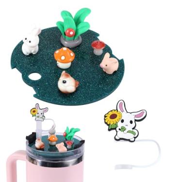 Imagem de 4 peças de juntas de tampa de substituição e 2 peças de válvula de ar compatíveis com jarra térmica de aço inoxidável King Food de 473 g, 680 g, anel de vedação de silicone livre de BPA e peças de