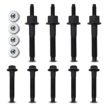 Imagem de Kit de hardware de coletor de escape SMMS 5.7L serve para CHRYSLER 300 ASPEN para DODGE CHALLENGER CHARGER DURANGO 2009-2023 para Jeep Commander Grand Cherry para RAM 1500 2500 3500 Substituir