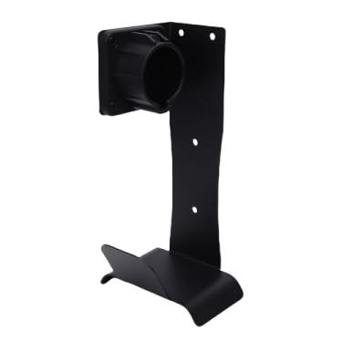 Imagem de Yosoo Suporte do Suporte do Cabo do Carregador de Ev, Organizador Fixado na Parede de Aço Inoxidável do Cabo do Veículo Elétrico Com Gancho Dado Forma a para o Conector J1772