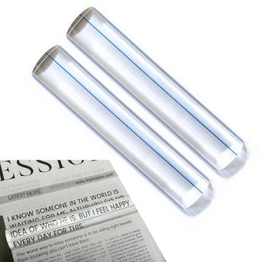 Imagem de Viyohoh 2 Pack Mahjong Line Magnifying Finder,Line Reader for NMJL Card with Guiding Line for Mahjong Players,Mahjong Essential Accessories