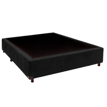 Imagem de Cama Box Viuvo Preto Nature 128x188