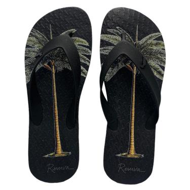 Imagem de Chinelo Reserva Go Masculino Preto Sandália Rsv Palmeira-Masculino
