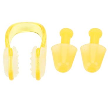 Imagem de KIMISS Conjunto de Protetores de Ouvido de Natação de Silicone Macio e Clipe de Nariz para Esportes de Surf e Mergulho à Prova d'água – Reutilizáveis, Confortáveis ​​e Ergonomicamente Projetados (#1)