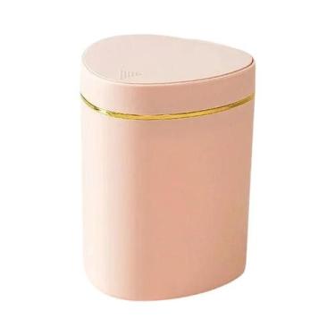 Imagem de Lixeira Triangular Grossa Para Mesa, Tipo Pressão, Cesto De Lixo Para 
