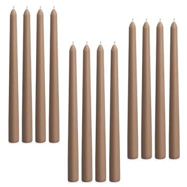 Imagem de Velas cônicas de 25,4 cm (marrom)