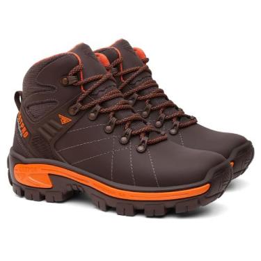 Imagem de Bota adventure catpro delta em couro legitimo, Cafe, 38