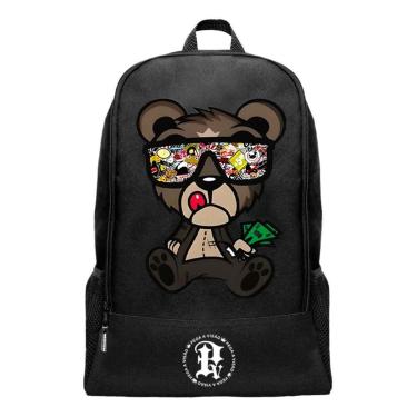Imagem de Mochila Escolar Pega a Visão Urso Money Masculina-Masculino