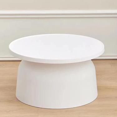 Imagem de UWEREBFM Mesa de canto de plástico para sala de estar, mesa de centro com cogumelos, rede de canto de celebridade, mesa de cabeceira, sofá, mesa lateral