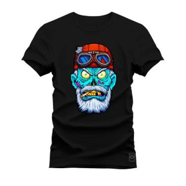 Imagem de Camiseta Plus Size Estampada Premium Algodão Madruguinha Bolado, G4, P