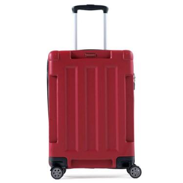 Imagem de Mala de Bordo Abs 4 Rodas Hanover Vinho - Bagaggio, P