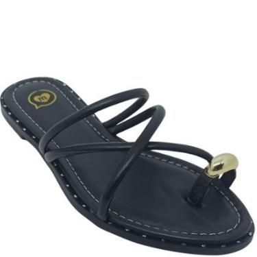 Imagem de Chinelo Molekinha Menina Infantil com Tiras Cruzadas-Feminino