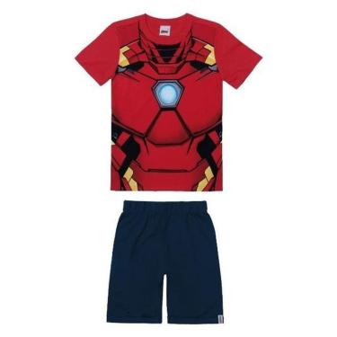 Imagem de Conjunto Infantil Vingadores Com Máscara Malwee Ref. 083170-Masculino