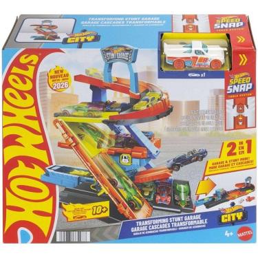 Imagem de Hot Wheels Pista CITY Garagem de Acrobacias Mattel JHL94