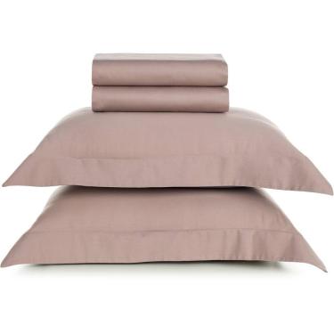 Imagem de Jogo de Cama Karsten Bossa 300 Fios Egypt 4 Peças Queen Rosa