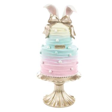 Imagem de Bolo De Pascoa Decorativo Pastries C/ Orelhas 40cm 1Unid