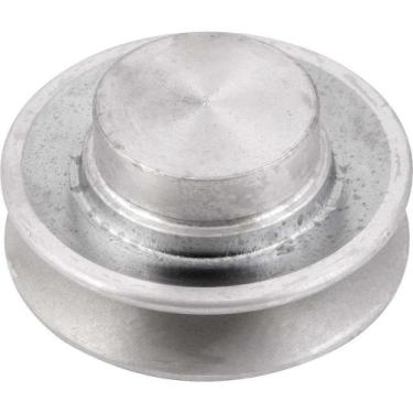 Imagem de Polia de Alumínio 1 Canal, Perfil A, 70 mm, sem Furo Vonder