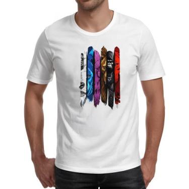 Imagem de Camiseta Unissex Jiu-Jitsu animais faixas - Alearts, GG