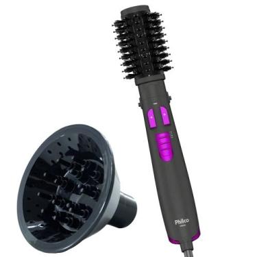 Imagem de Escova Rotativa Philco Profissional 1300w Ions Tourmaline Secadora Ali