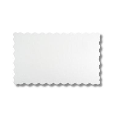 Imagem de Base Laminada Branca Para Bolo Retangular 30x40 50 Unidades - TAMAROZZ