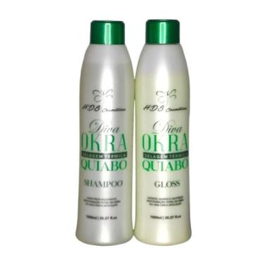 Imagem de Escova Progressiva Quiabo Diva 1Litro (C/A)