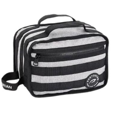 Imagem de Necessaire com 2 Compartimentos Pretorian, Cinza