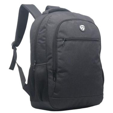 Imagem de Mochila Masculina de Trabalho Reforçada P/ Alça Costas Ajustável - Black Carbon - Yins