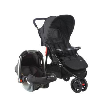 Imagem de Carrinho de Bebê com Bebê Conforto Cosco Kids Toffy Duo 3 Rodas 0 a 15