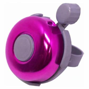 Imagem de Campainha Para Bicicleta Mini Buzina Cor:Rosa - RPires, Rosa
