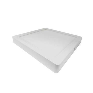 Imagem de Painel LED Quadrado Sobrepor 18W 6500K 1400LM com Iluminação Potente e Uniforme Branco Foxlux