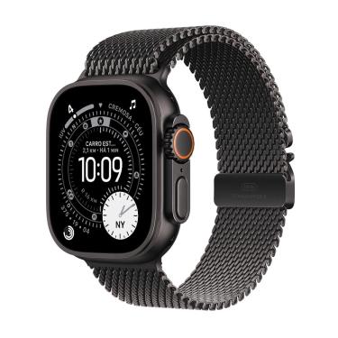 Imagem de Apple Watch Ultra 3 GPS + Cellular - Caixa preta de titânio – 49 mm - Pulseira preta es...