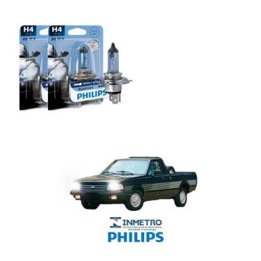 Imagem de Lâmpadas Farol Ford Pampa Philips H4 BlueVision