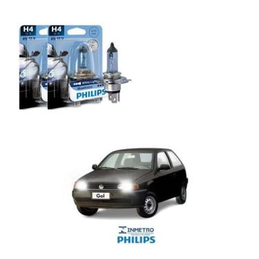 Imagem de Lâmpadas Farol Volkswagen Gol Philips H4 BlueVision