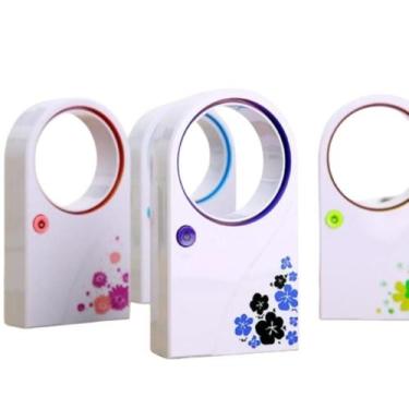 Imagem de Mini Ar Condicionado Ventilador Sem Helices Mesa Bancada Climatizador 