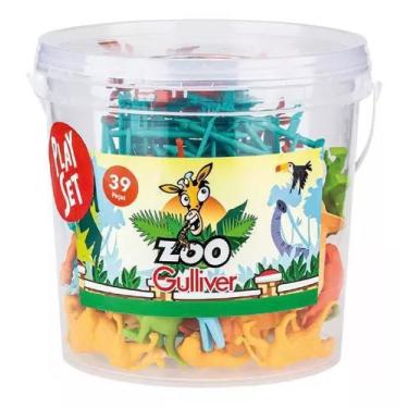 Imagem de Zoológico Balde Com Figuras 1040 - Gulliver