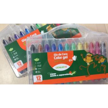 Imagem de Giz de cera color gel retratil - LEO&LEO