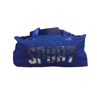 Imagem de Bolsa c/ Alças Academia Viagem Passeio 6 Bolsos Impermeável - Sport, A
