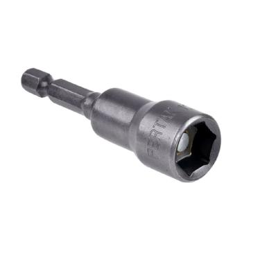 Imagem de Soquete Magnético 5 Pçs 65 X 08mm Crv para Parafusos Sextavados Encaixe 1-4 Uso em Furadeiras Fertak Tools
