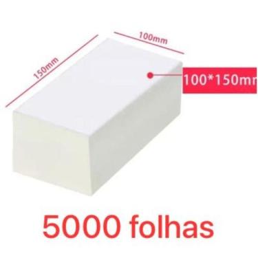 Imagem de Etiqueta Termica Bloco com 5.000 - Medida 10x15cm (100x150mm) Térmica 