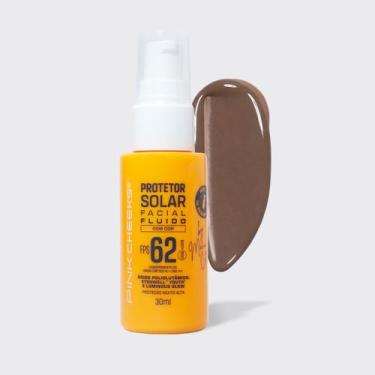 Imagem de Protetor Solar Facial Fluido FPS62 FPUVA35 30ml PINK CHEEKS, TINT50