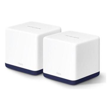 Imagem de Kit 2 Roteadores Wifi Mesh Halo H50g Branco Mercusys Bivolt - Higipack