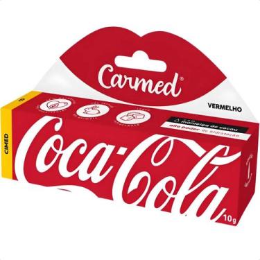 Imagem de Carmed Hidratante Protetor Labial Coca Cola Vermelho 10g - CIMED