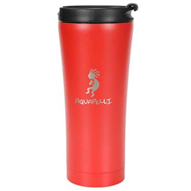 Imagem de Aquapelli Caneca de café de viagem isolada a vácuo, 473 ml, vermelho Aurora