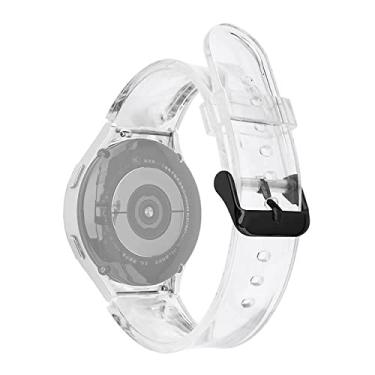 Imagem de Pulseira Transparente LTIMPORTS, compativel com Galaxy Watch6 - Galaxy Watch6 Classic - Galaxy Watch5 - Galaxy Watch5 Pro - Galaxy Watch4 - Galaxy Watch4 Classic (Transparente)