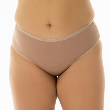 Imagem de Calcinha Plus Size Cós Médio Duplo | Estela 1364
