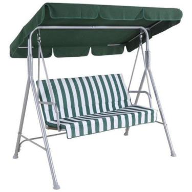 Imagem de Cadeira De Balanço Namoradeira Banco De Jardim Retro - Verde