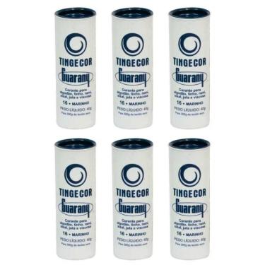 Imagem de Tinta Tecido Tingecor Guarany 40G (6 Unidades) Azul Marinho