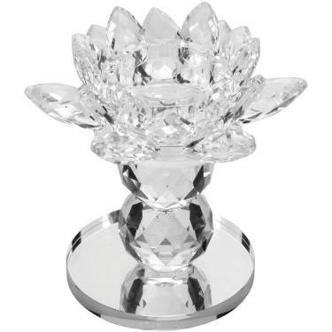 Imagem de VITRALLY CASTIÇAL 11x12x12cm CRISTAL TRANSP