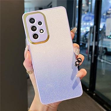 Imagem de Capa de telefone de lantejoulas com brilho gradiente para Samsung S22 Ultra S21 Plus S20 FE A72 A52 A32 A13 A53 A51 Capa macia, 1, para Samsung S20FE