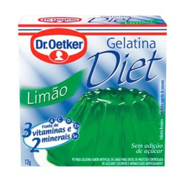 Imagem de Gelatina Em Pó Dr. Oetker Sabor Limão Diet 12G - Dr.Oetker